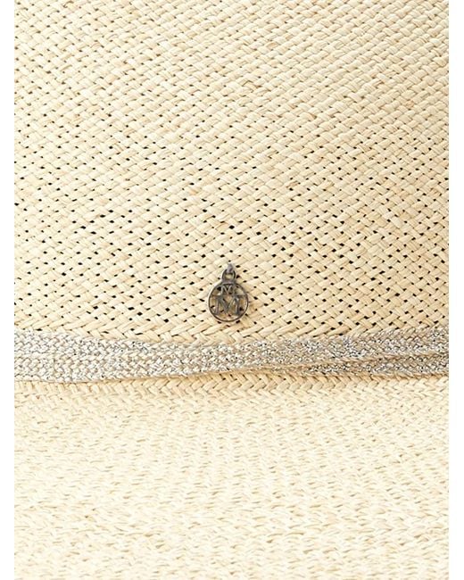 Maison Michel Natural Zango Straw Fedora Hat