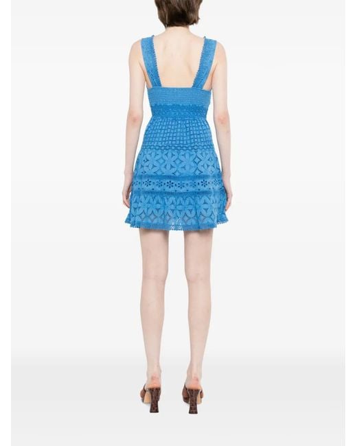 Temptation Positano Blue Cappero Mini Dress