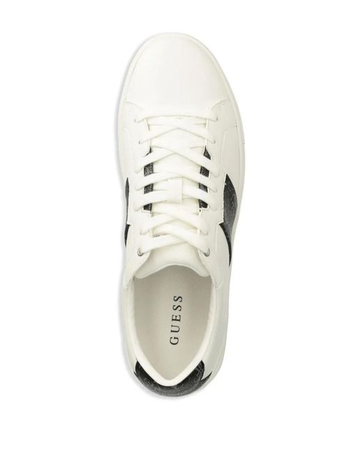 Guess Natural Monogram-Panel Sneakers for men