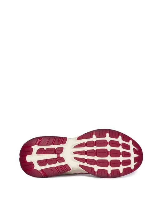 Amiri White Bone Runner Appliquéd Leather And Mesh Low-top Trainers for men