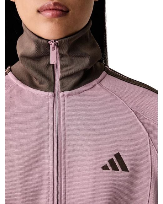 Adidas Logo-Embroidered Side-Stripe Jacket