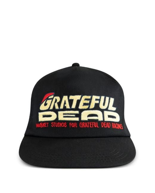 Market Black X Grateful Dead Embroidered Baseball Cap for men