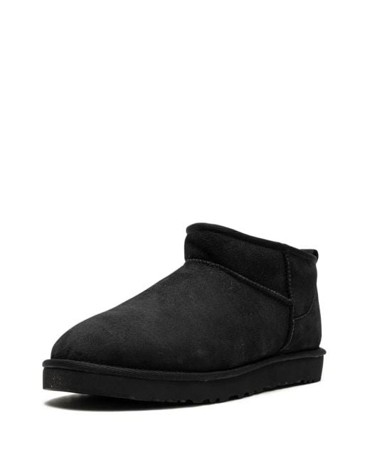 Ugg Black 'Classic Ultra Mini' Platform Ankle Boot for men