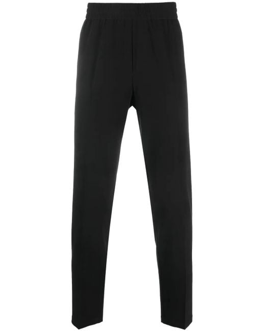 Samsøe & Samsøe Black Smithy Tapered-Leg Trousers for men