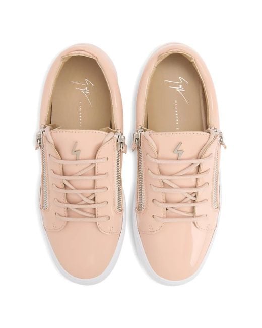 Giuseppe Zanotti Pink Side Zip Gail Sneakers