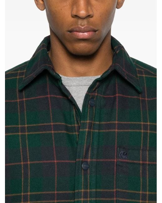 Carhartt Green Plaid Pocket Jacket for men