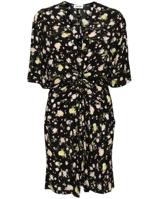 Zadig & Voltaire Black Midi Dress
