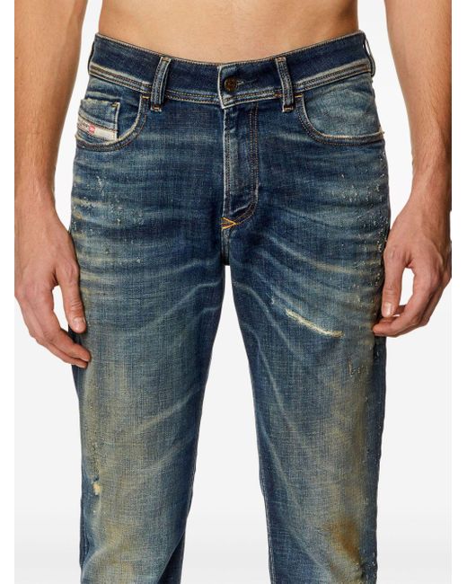 DIESEL Blue 1979 Sleenker 09h77 Skinny Jeans for men