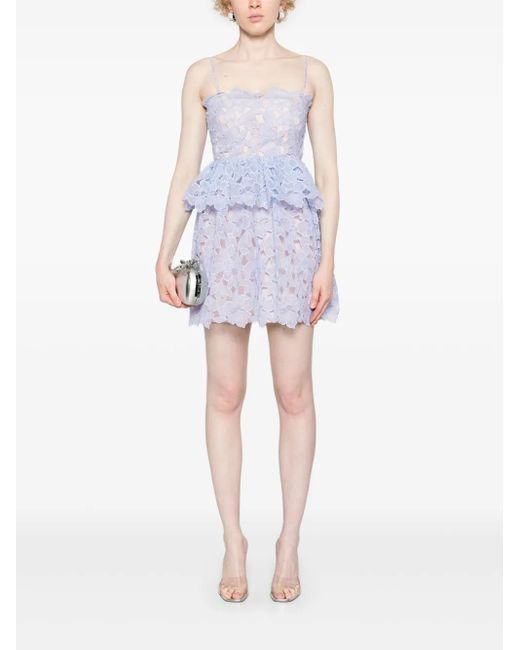 Self-Portrait Blue Dresses