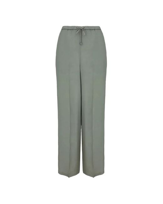 Lorena Antoniazzi Green Drawstring Trousers