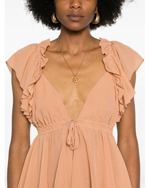 Chloé Mouwloze Blouse in het Brown