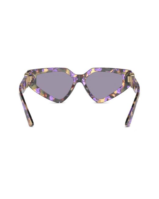 Dolce & Gabbana Purple Precious Cat-Eye Sunglasses