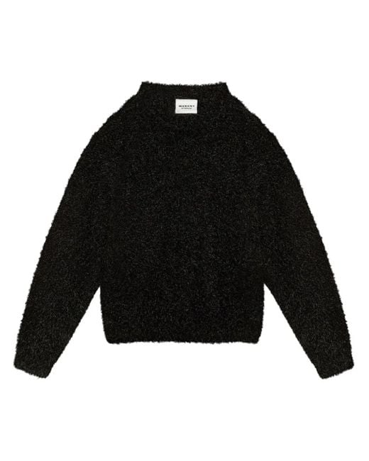 Isabel Marant Black Textured Knitted Sweater