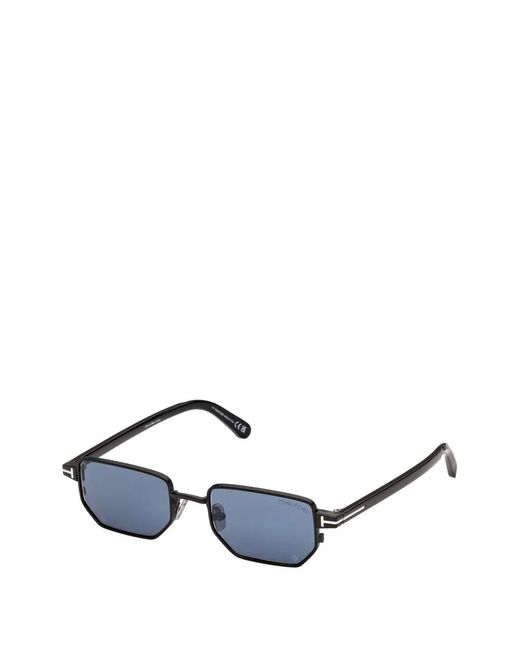 Tom Ford Blue Geometric-Frame Sunglasses for men