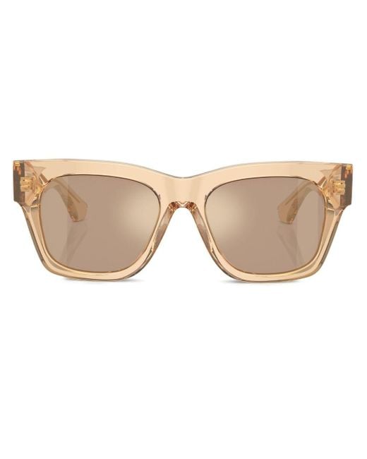 Burberry Natural Transparent Wayfarer-frame Sunglasses