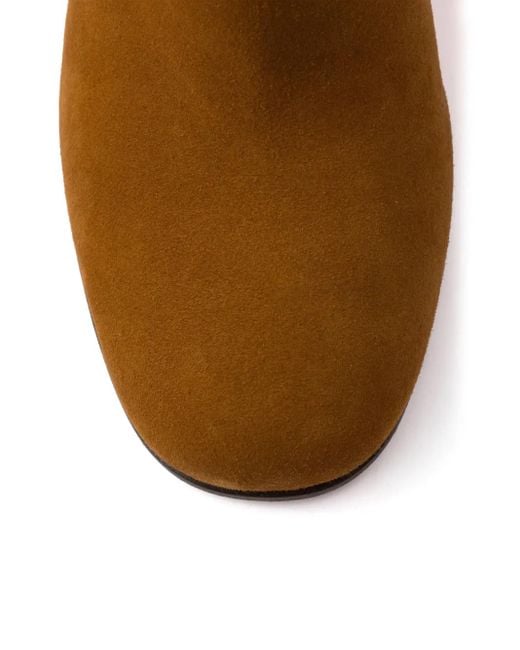 Prada Brown Suede 85Mm Booties