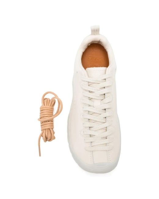 Keen White Jasper Se1 Lace-Up Sneakers