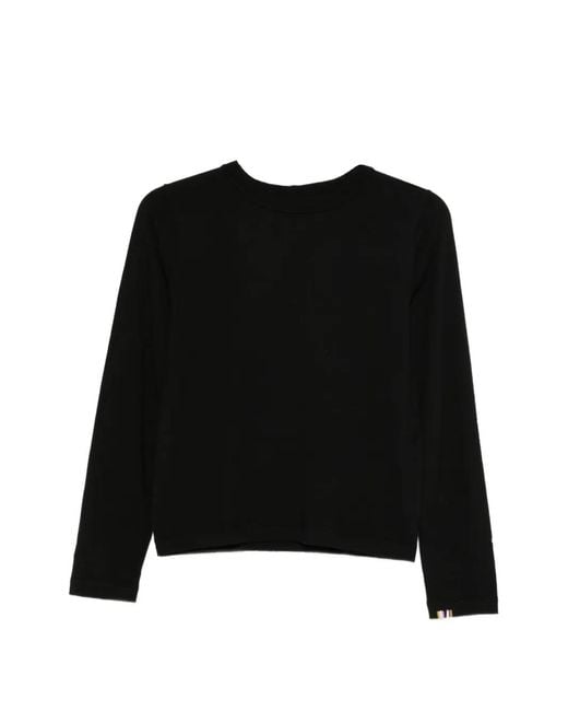 Extreme Cashmere Black Nº473 Lizzy Long-Sleeves Sweater