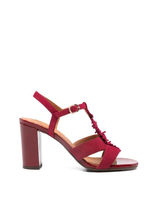Chie Mihara Pink Balia Suede Sandals