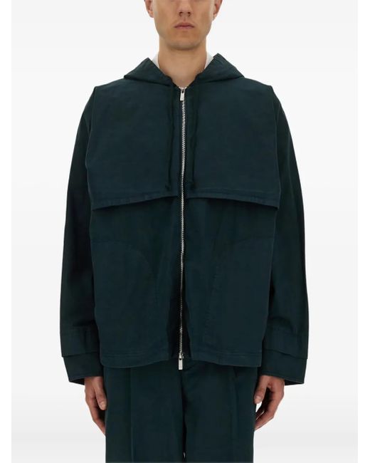 Breaded Windbreaker Helmut Lang de color Blue