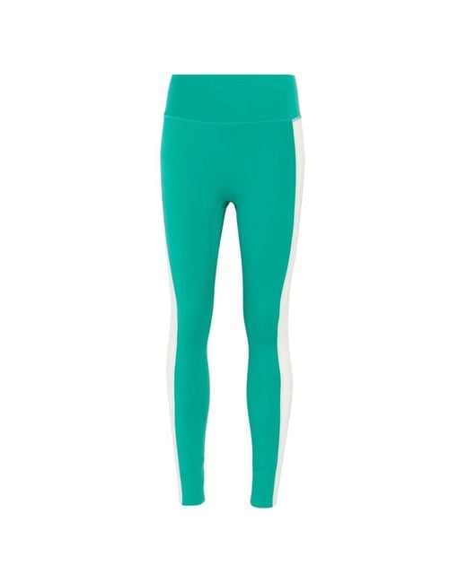 P.E Nation Green Legging Dynamic À Design Colour Block