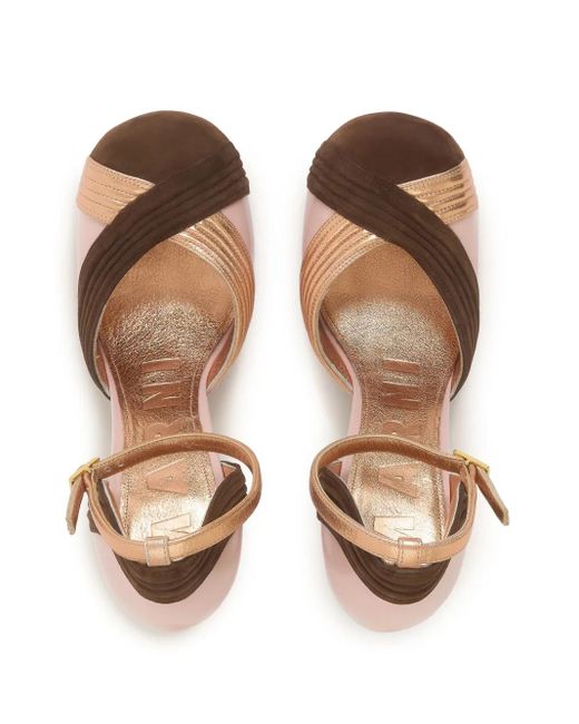Marni Pink Leather Pumps
