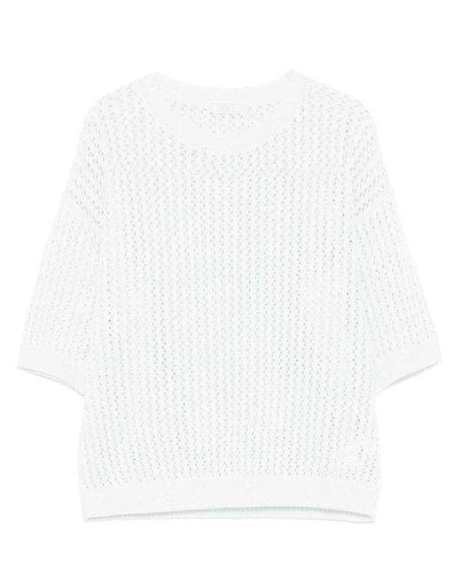 Peserico スパンコール セーター White