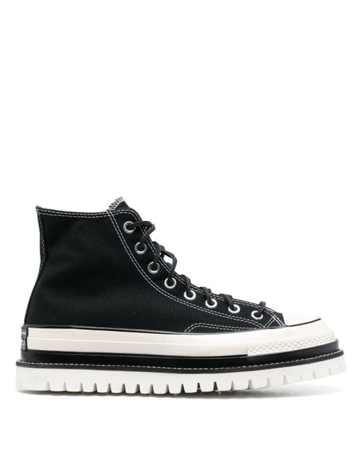 Converse Chuck 70 Hi Platform Sneakers in Black | Lyst