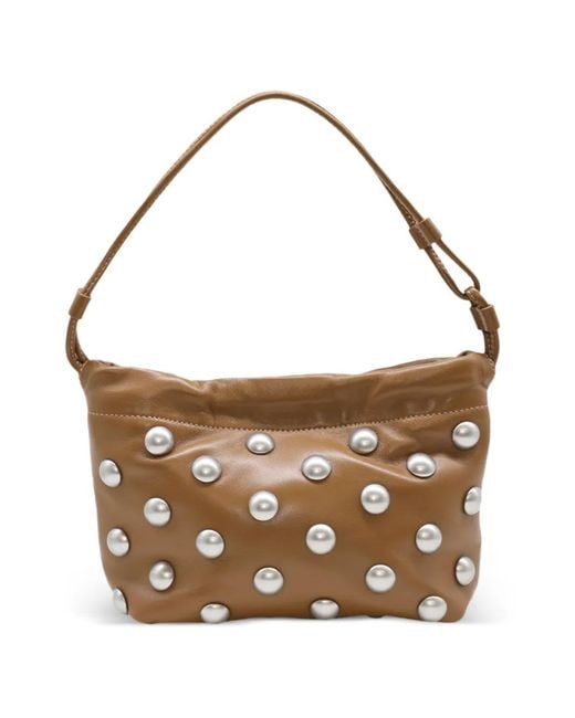 A.L.C. Brown Arden Studded Tote Bag