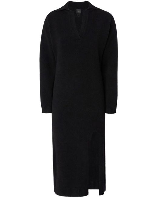 Pinko Black V-Neck Knitted Dress