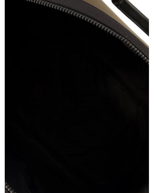 Moncler Tech Duffle Reistas Met Dubbele Rits in het Brown voor heren