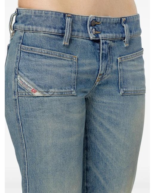 DIESEL D-hush ブーツカットジーンズ Blue