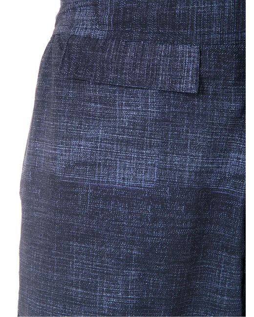 Amir Slama Blue Printed Swim Shorts for men