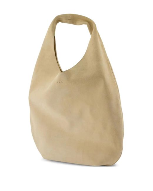 A.P.C. Natural Neige Top-Handle Shoulder Bag