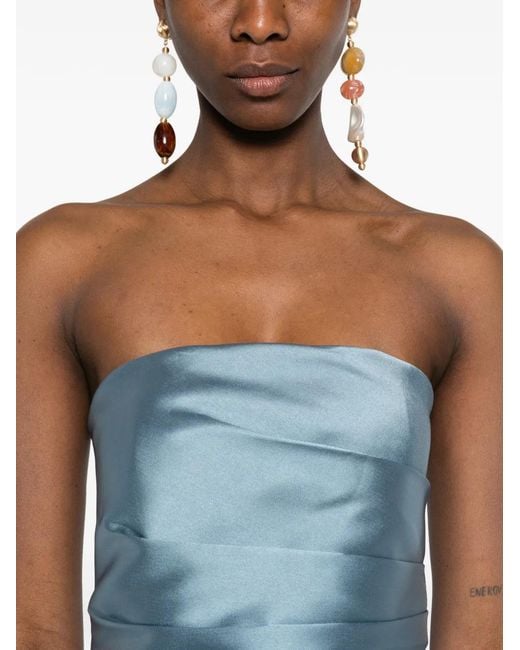 Solace London Blue Alia Maxi Dress