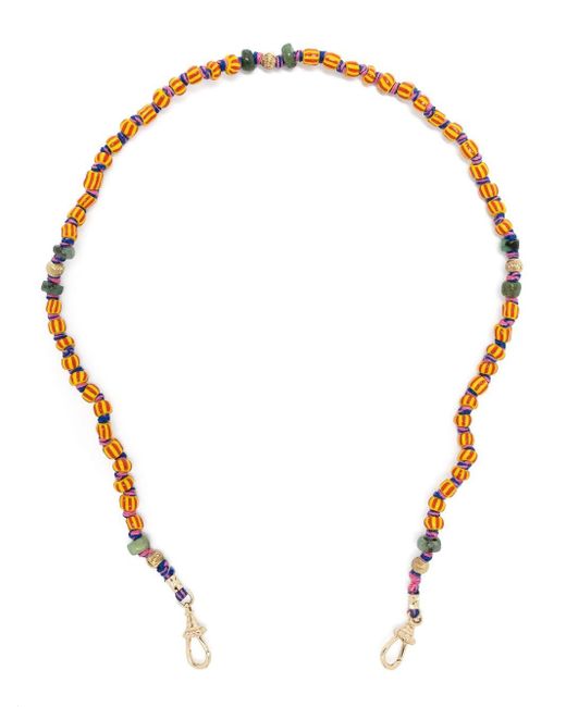 Collier en or Mauli Ghana 9ct à perles Marie Lichtenberg en coloris White