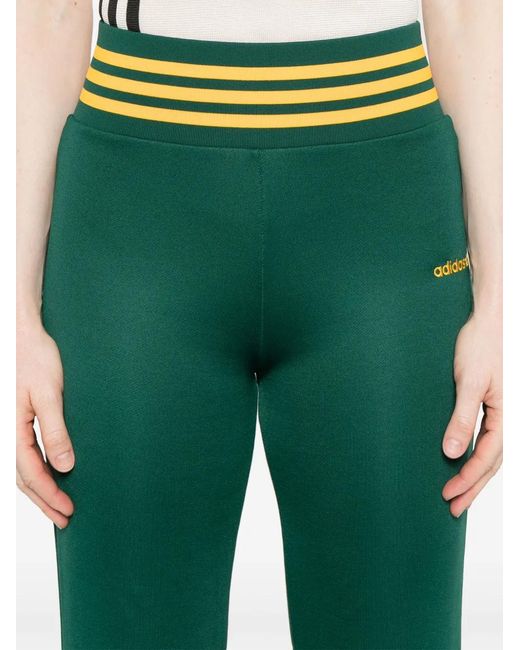 Adidas Green Flared Track Pants