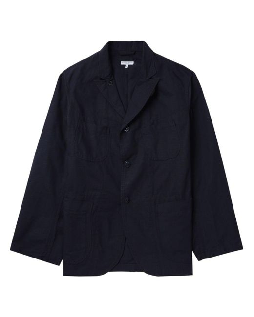 Engineered Garments Blue Ripstop Bedford Single-breasted Blazer for men