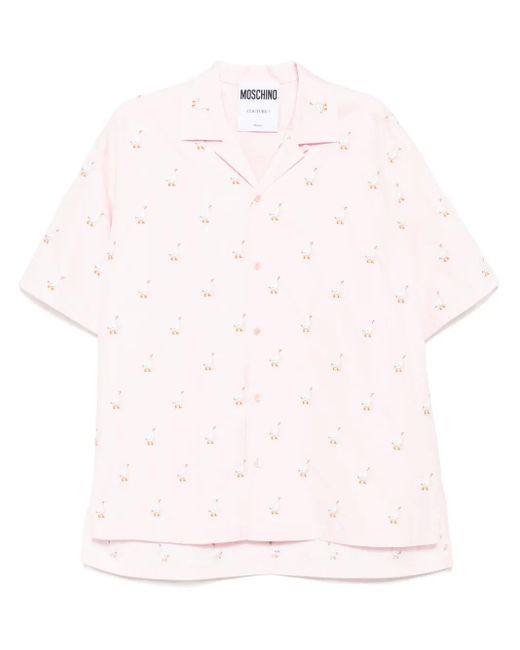 Moschino ロゴ シャツ Pink