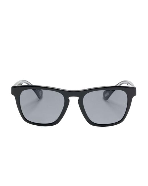 Oliver Peoples Gray R-3 Square-frame Sunglasses