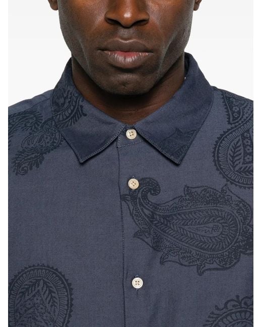 A Kind Of Guise Blue X Nanamica Derbin Shirt for men