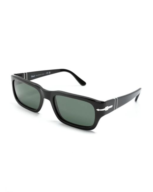 Persol Green Adrien Rectangle-Frme Sunglasses