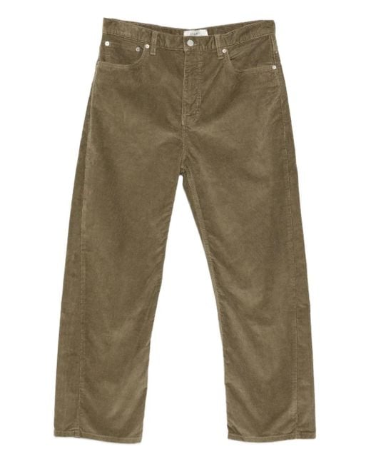 Studio Nicholson Green Corduroy Trousers