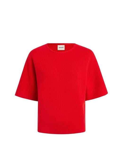 Khaite Warren Top in het Red