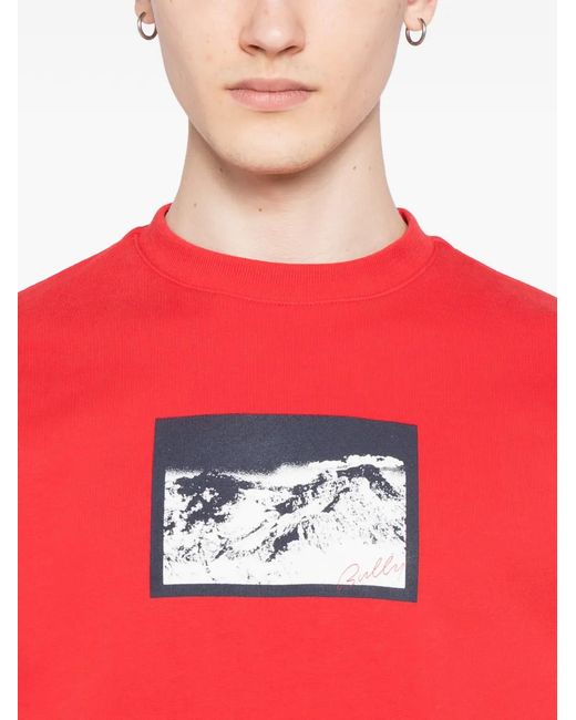 Sudadera Con Motivo Gráfico Bally de hombre de color Red