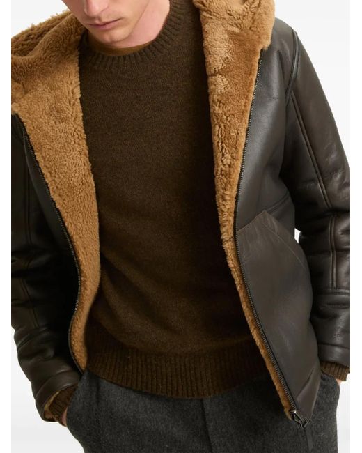 Yves Salomon Black Reversible Jacket for men
