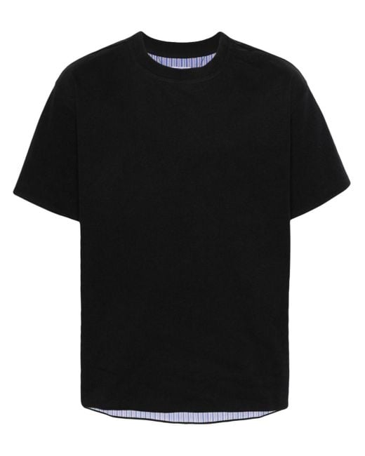 メンズ Bottega Veneta Short-sleeve Cotton T-shirt Black