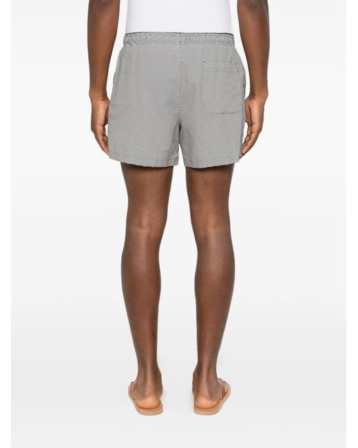 Our Legacy Gray Check Shorts for men
