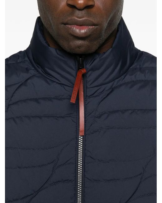 Moncler Blue Quilted Jacket for men