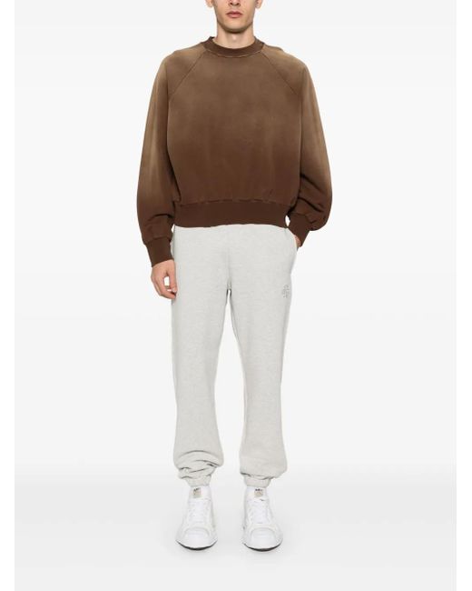 GARMENT WORKSHOP White Logo-Embroidered Track Pants for men